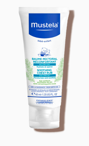 Mustela Soothing Chest Rub (Rahatlatıcı Göğüs Balsamı) 40 ml