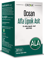 Orzax Ocean Alfa Lipoik Asit 600 mg 30 Tablet