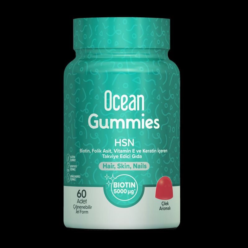 Ocean GUMMIES HSN 60 Adet Çiğneme Jel Form