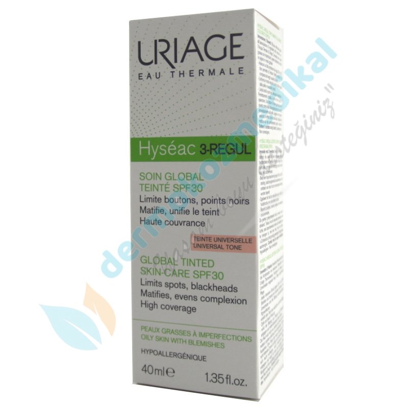 Uriage Hyseac 3-REGUL Global Tinted Skin Care SPF30 40ml