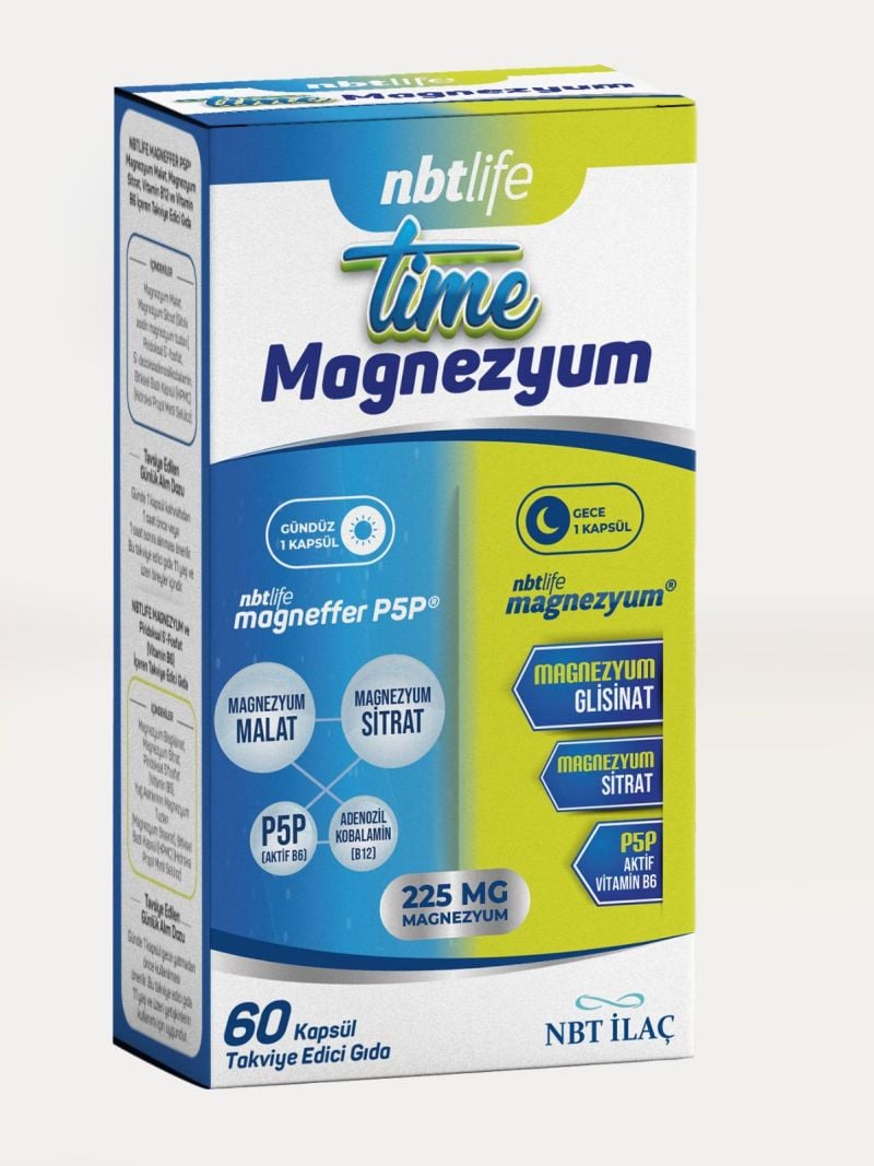 Nbt Life Time Magnezyum 60 Kapsül