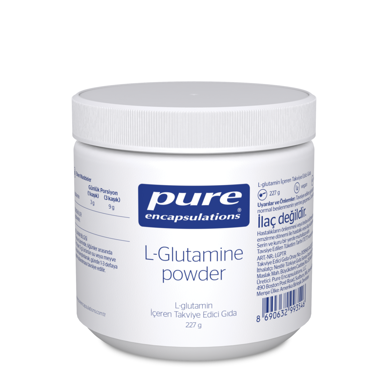 Pure Encapsulations L-Glutamine Powder 227gr