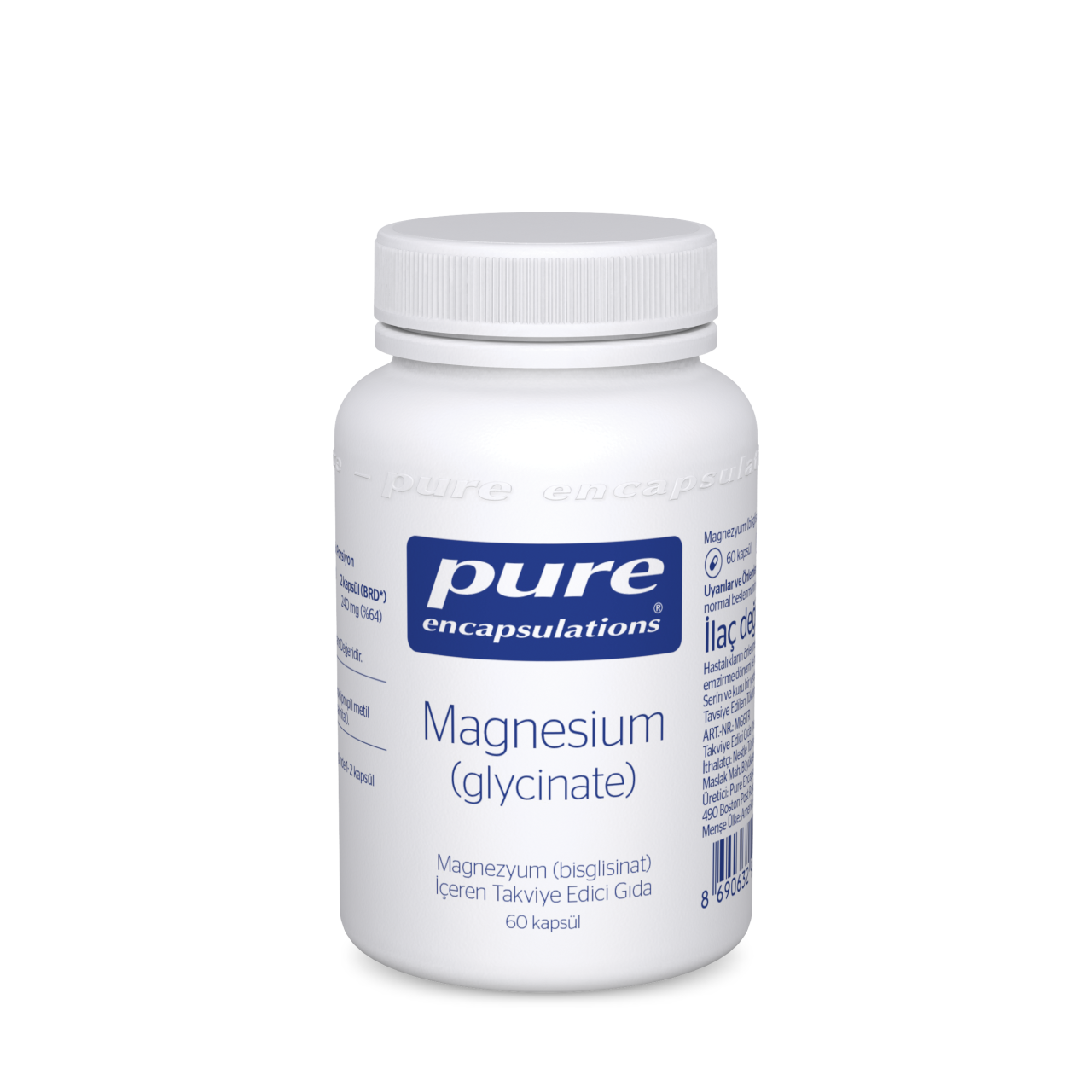 Pure Encapsulations Magnesium (Glycinate) 60 Kapsül