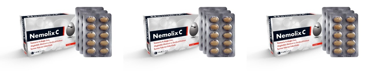 Nemolix C 3'lü 30 Kapsül