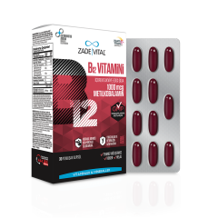 Zade Vital Vitamin B12 30 Yumuşak Kapsül