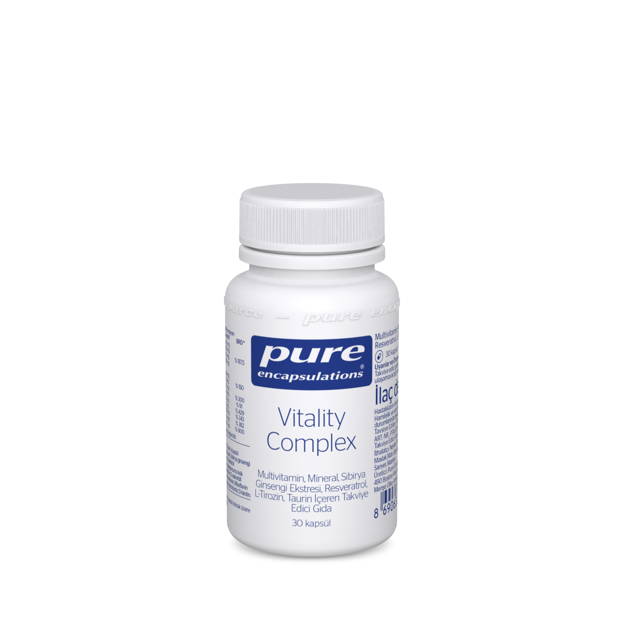 Pure Encapsulations Vitality Complex 30 Kapsül