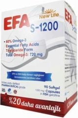 New Life Efa S-1200 Omega3 90 Kapsül