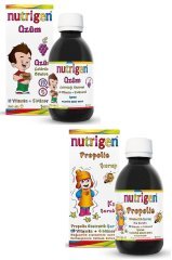 Nutrigen Üzüm Çekirdeği Ekstresi Vitamin ve Mineral Şurup 200 ml + Propolis Şurup 200 ml