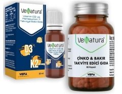 Venatura Çinko Bakır + D3 K2 Damla 20 ml