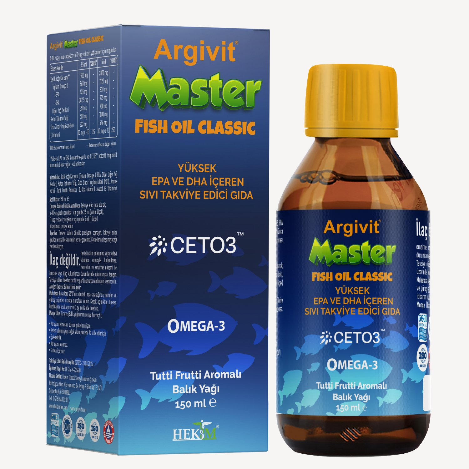 Argivit Master Fish Oil Classic 150ml