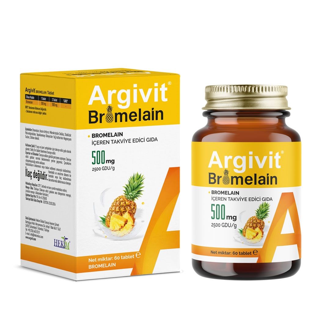 Argivit Bromelain 500mg 60 Tablet