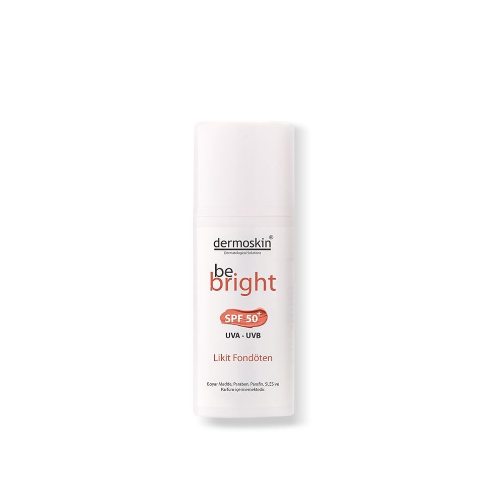 Dermoskin Be Bright Spf50+ Likit Fondöten 33 ml - Medium