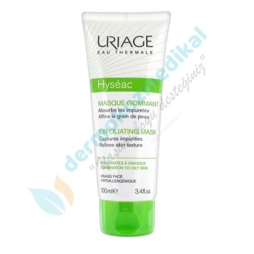 Uriage Hyseac Masque Gommant 100 ml ( Karma ve yağlı ciltlere özel peeling etkili maske )