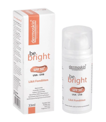 Dermoskin Be Bright SPF50+ Likit Fondöten 33ml - Light