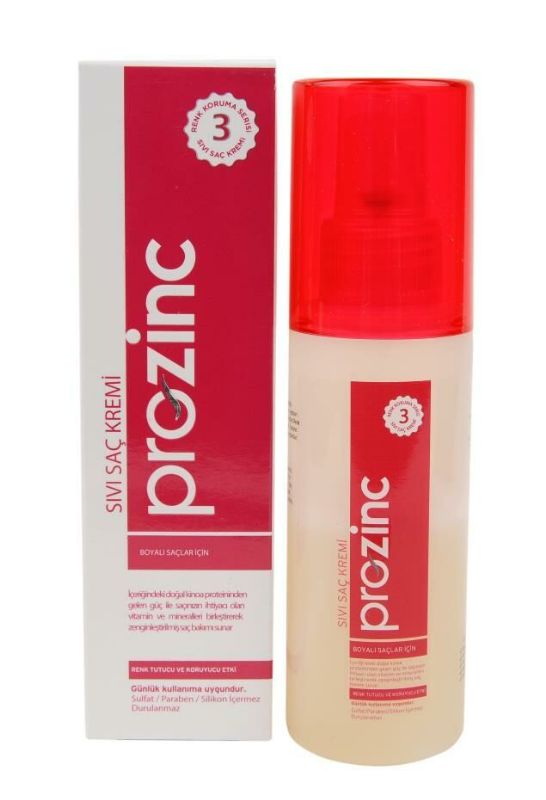 Prozinc Boyalı Saçlar için Sıvı Saç Kremi 100 ml
