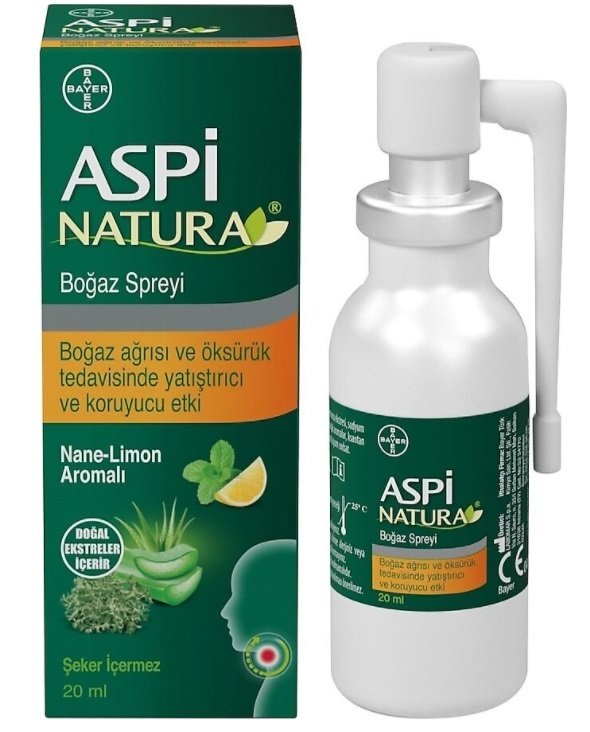 Aspi NATURA Boğaz Spreyi 20 ml