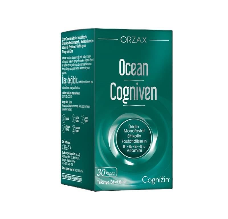 Orzax Ocean Cogniven İçeren Takviye Edici Gıda 30 Kapsül