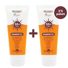 Dermoskin Pigmentyl Sun Protection SPF50+ Cream 75ml | İkili Paket