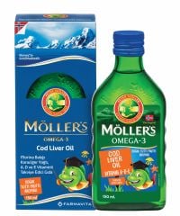 Möller's Omega 3 150 ml Tutti Frutti Aromalı Balık Yağı