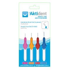 Aktident Arayüz Fırça Seti  Karışık 4 Adet