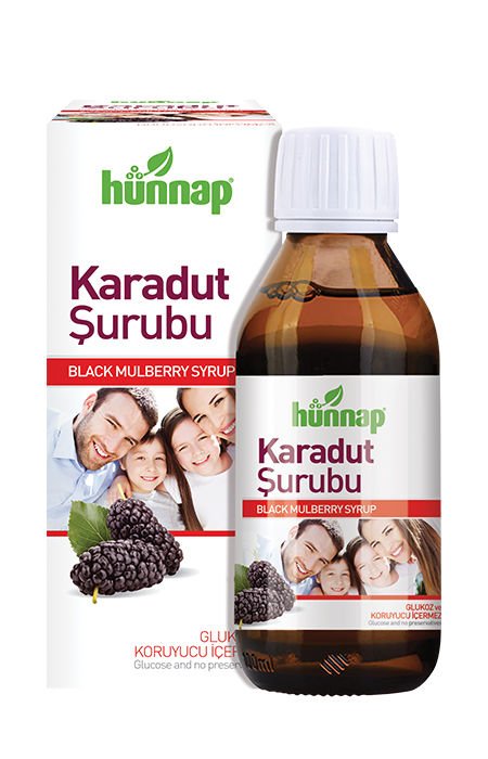 Hünnap Karadut Şurubu 50ml