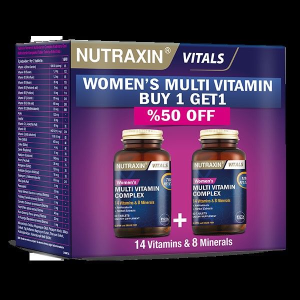 Nutraxin Multivitamin & Mineral Complex For Women 2'li Paket
