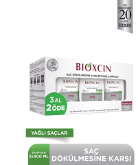 Bioxcin Genesis 3 Al 2 Öde Yağlı Saçlar İçin Şampuan