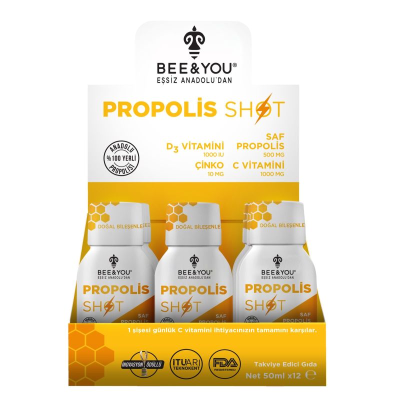 BEE'O Bee & You Propolis Shot 12x50 ml