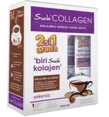 Suda Collagen 2si 1 Arada Kahve & Kolajen 14 Şase