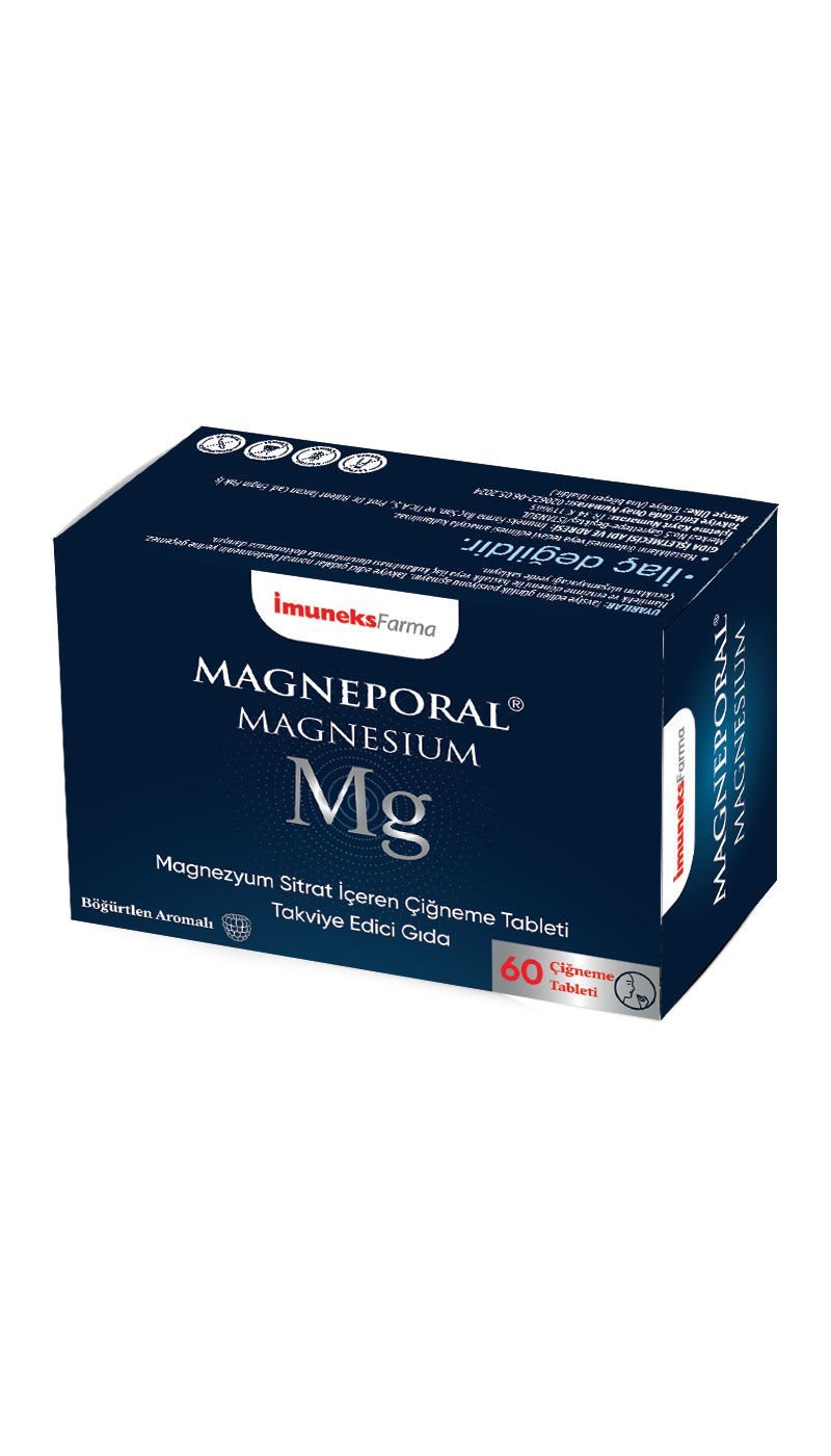 İmuneks Farma İmuneks Magneporal 60 Çiğneme Tableti