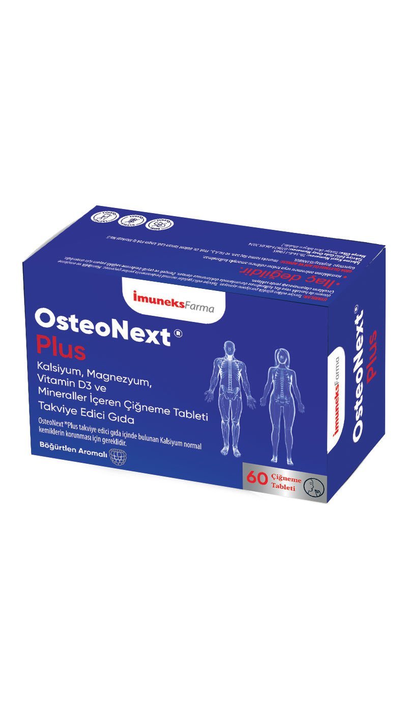İmuneks Farma İmuneks Osteonext Plus 60 Çiğneme Tableti