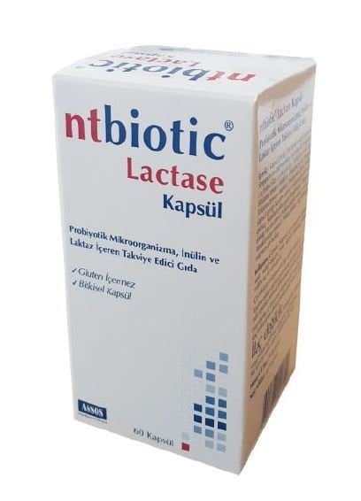 Assos İlaç Nt-Biotic Lactase 60 Kapsül