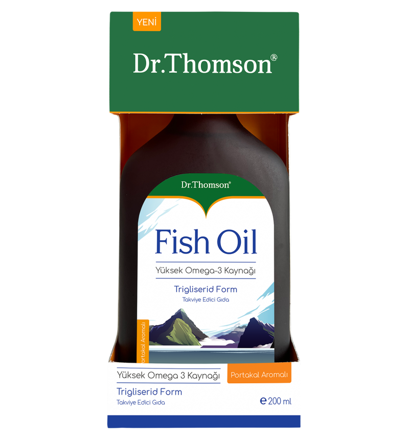 Dr. Thomson Fish Oil Portakal Aromalı 200 ml
