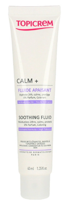 Topicrem Soothing Fluid 40ml (Yağlı Karma Ciltler İçin Yüz Kremi)