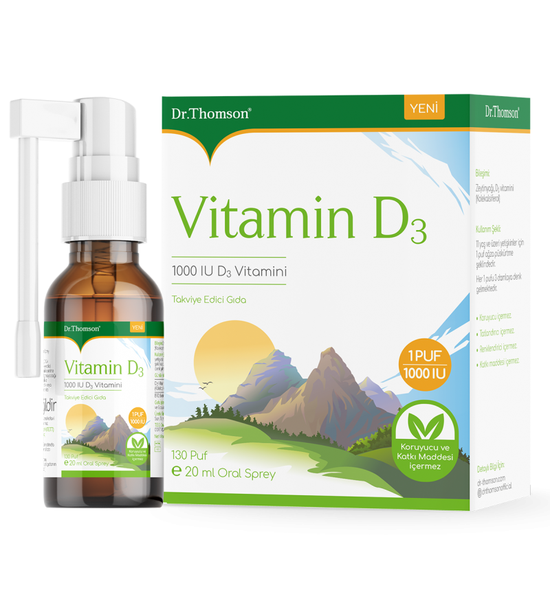 Dr. Thomson Vitamin D3 1000 IU Sprey 20 ml