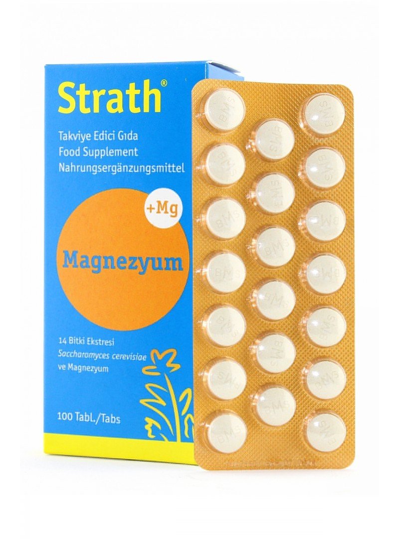 Strath Magnezyum Takviye Edici Gıda 100 Tablet