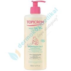 Topicrem Gel Nettoyant 2 En 1 İkisi Bir Arada Temizleme Jeli 500ml