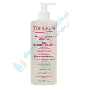Topicrem DA Ultra Rich Face & Body Cleansing Jel 500ml