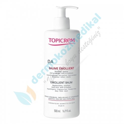 Topicrem DA Face & Body Emollient Balm 500 ml