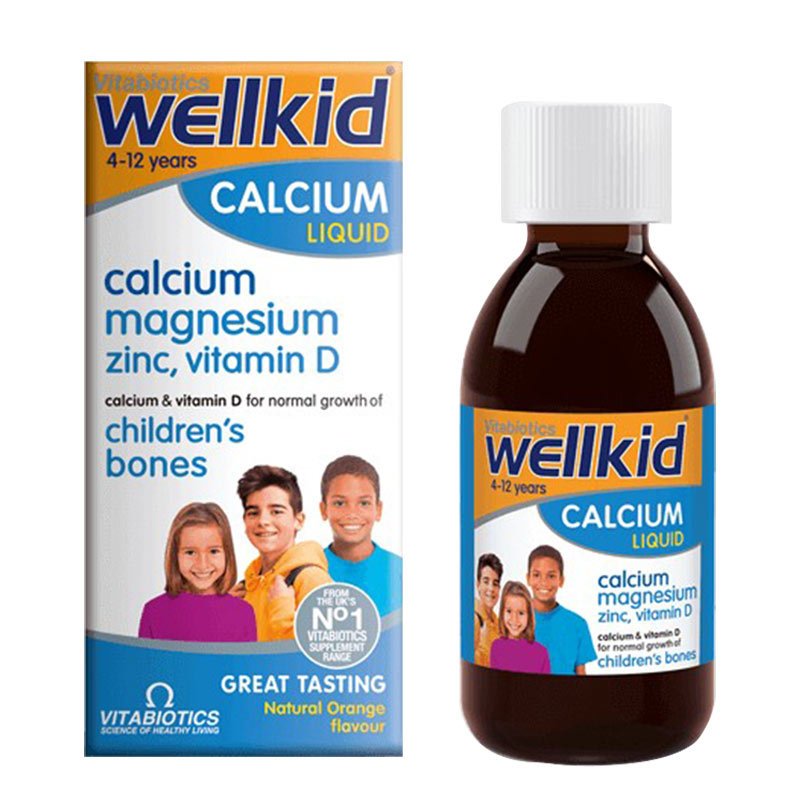 Vitabiotics Wellkid Calcium Liquid Takviye Edici Gıda 200 ml
