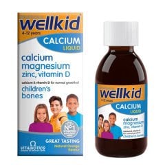 Vitabiotics Wellkid Calcium Liquid Takviye Edici Gıda 200 ml