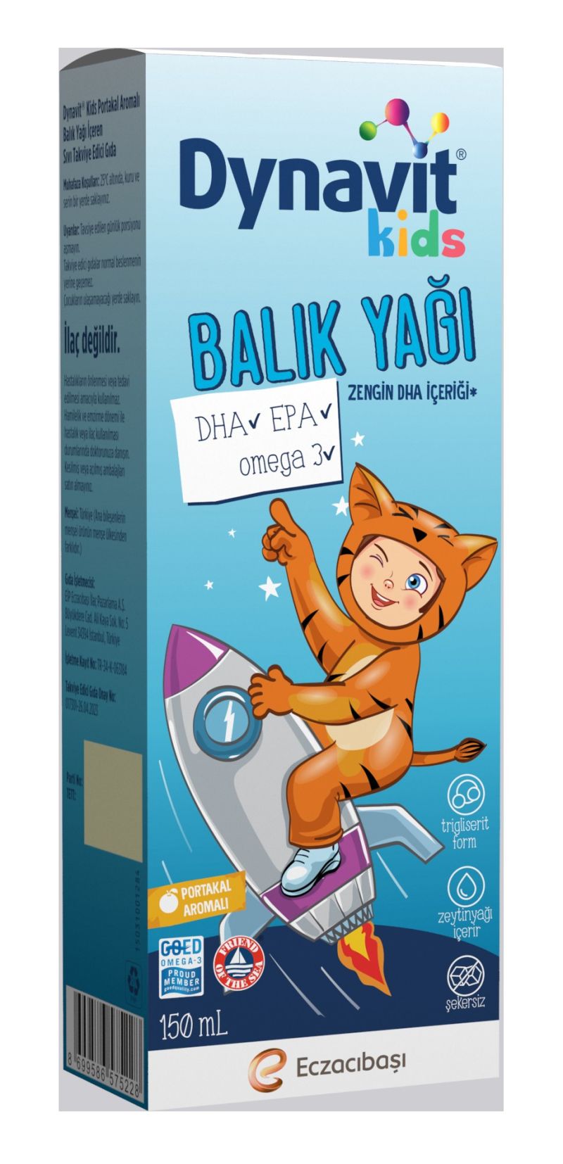 Dynavit KIDS Balık Yağı Şurup 150ml