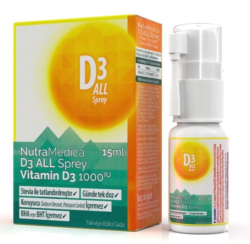 Nutramedica D3 All Sprey 1000 IU