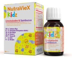 Nutraviex Kidz Umckaloabo Sambucus Şurup 50ml