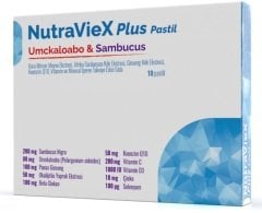 NutraVieX Plus Pastil Umckaloabo Sambucus 10 Tablet