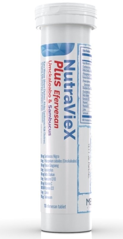NutraVieX Plus Efervesan Umckaloabo-Sambucus 10 Efervesan