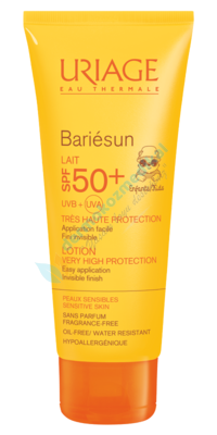 Urıage Bariesun Lotion For Children Spf 50+ 100 ml ( Hassas Çocuk Cildi İçin Güneş Koruyucu Parfümsüz Losyon )