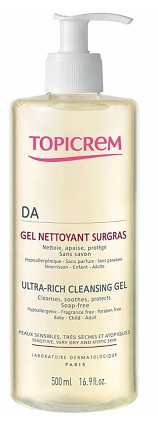 Topicrem DA Ultra Rich Temizleme Jeli 500 ml