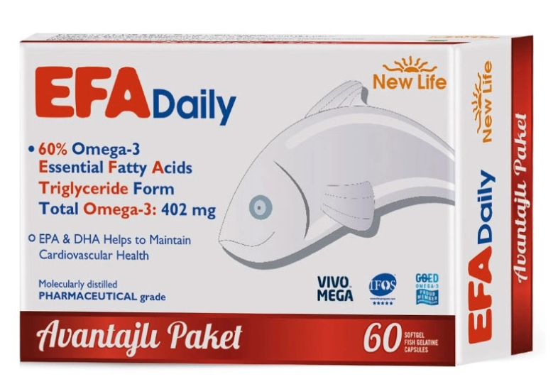 New Life Efa Daily 60 Kapsül Avantajlı Paket