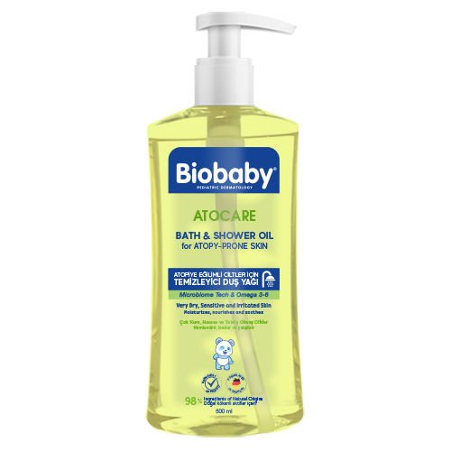 Biobaby Atocare Temizleyici Duş Yağı 500 ml